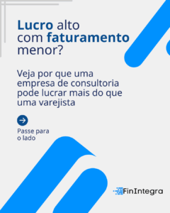 Publicação da FinIntegra sobre lucro e faturamento
